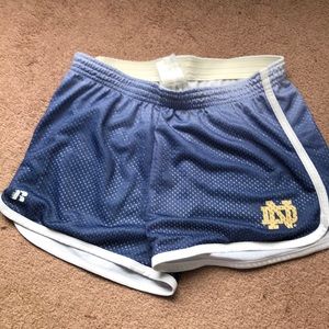 Notre dame running shorts